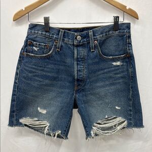 Levi’s 501 Distressed Denim Shorts